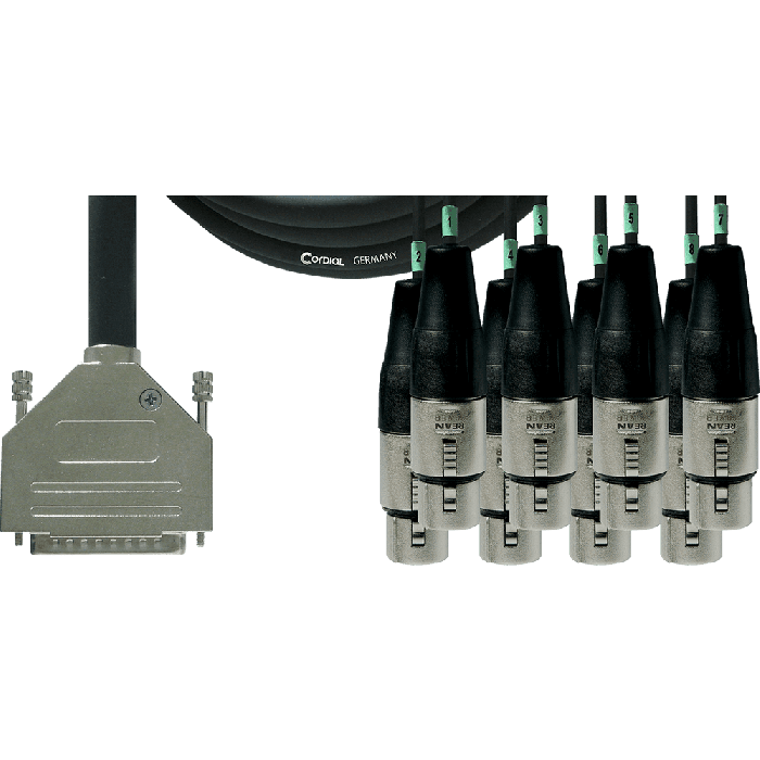 Cable Para Interfaz Sub-D/8 Xlr Hembra 5 M 2 Cable Para Interfaz Sub-D/8 Xlr Hembra 5 M 2