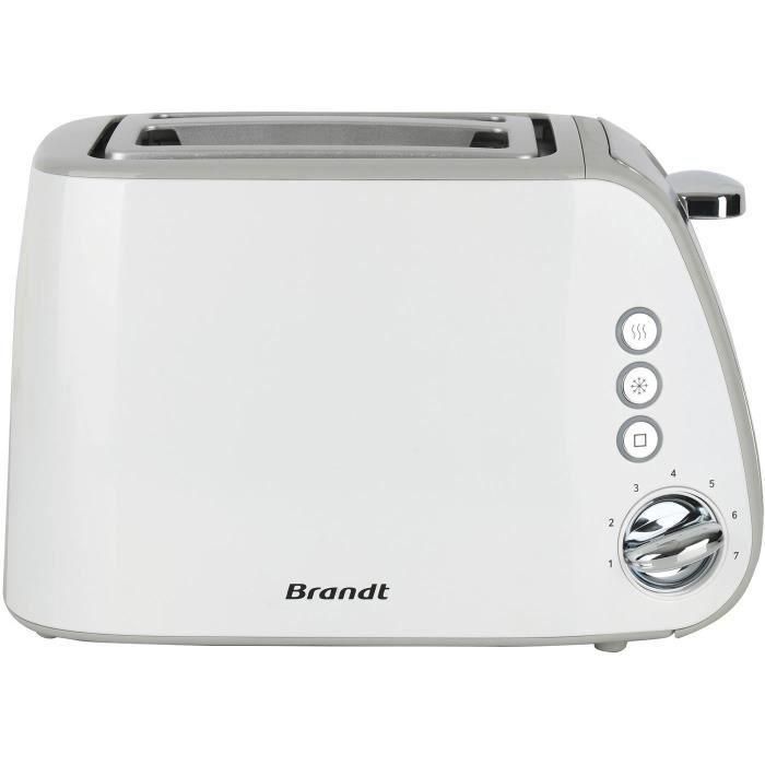 Brandt T02T1050W Tostadora de 2 ranuras, 7 niveles de potencia, con Cajón recogemigas, Color Blanco 3 Brandt T02T1050W Tostadora de 2 ranuras, 7 niveles de potencia, con Cajón recogemigas, Color Blanco 3
