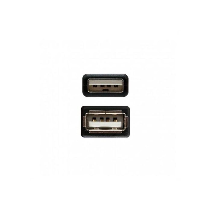 Cable Alargador USB 2.0 Nanocable 10.01.0203-BK/ USB Macho - USB Hembra/ 1.8m/ Negro 2 Cable Alargador USB 2.0 Nanocable 10.01.0203-BK/ USB Macho - USB Hembra/ 1.8m/ Negro 2