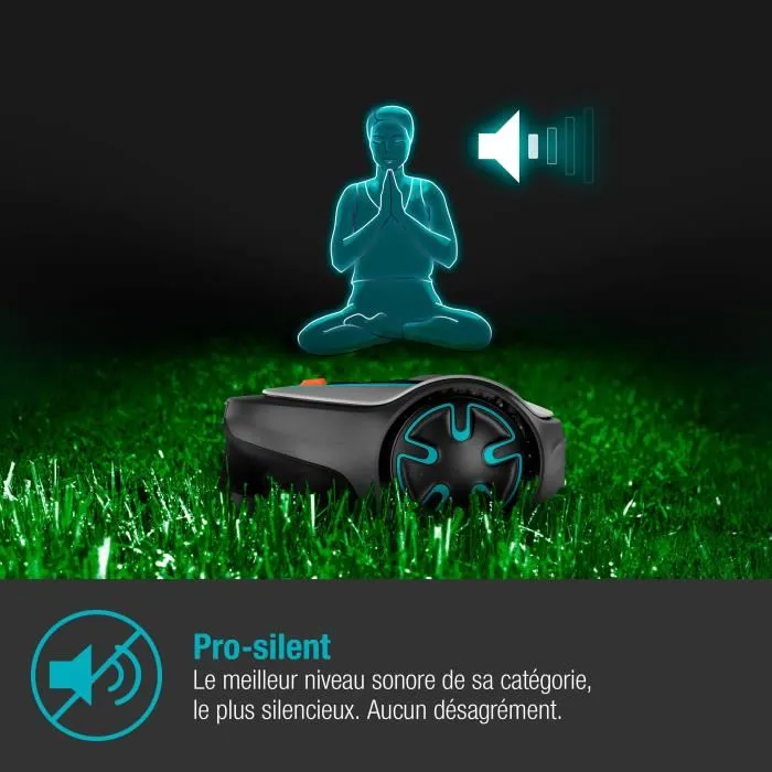 Gardena SILENO minimo Robot Cortacésped 500m² con Bluetooth 3