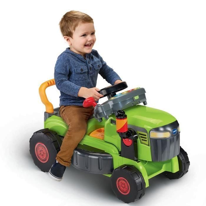 Vtech Baby VTE3417765765650 - Súper Tractor Magi Cortadora Evolutiva 3 en 1 - Juguete Educativo Verde Multicolor 5