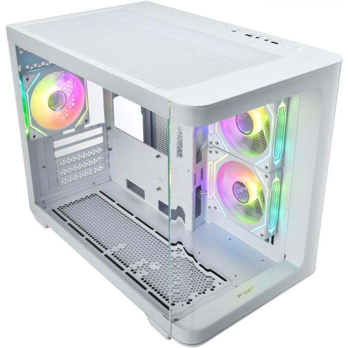 FSP S380-WA Midi FSP Torre Blanca Micro ATX/Mini-ITX PC Juego con Iluminación ARGB 2 FSP S380-WA Midi FSP Torre Blanca Micro ATX/Mini-ITX PC Juego con Iluminación ARGB 2