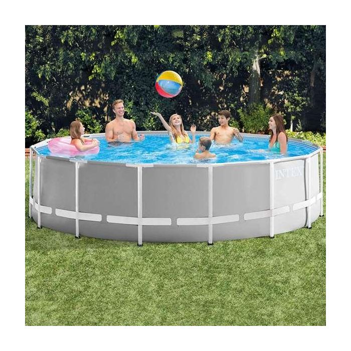 Piscina prism frame d457x122 cm(c/bomba filtro+esc 4 Piscina prism frame d457x122 cm(c/bomba filtro+esc 4