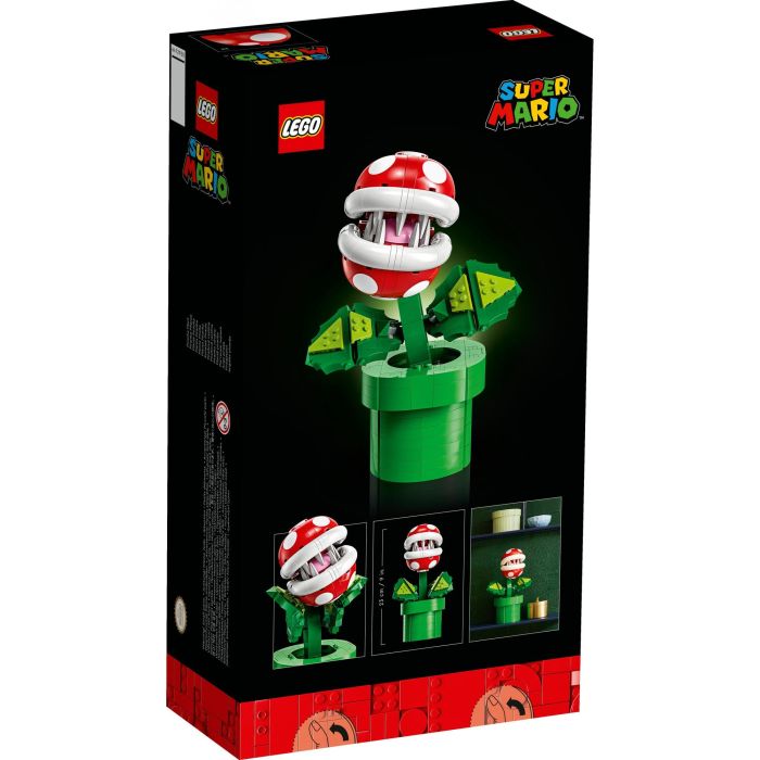 LEGO 71426 Super Mario Planta Piraña: Figura Articulada con Tubo y 2 Piezas, Modelo para Adultos 11 LEGO 71426 Super Mario Planta Piraña: Figura Articulada con Tubo y 2 Piezas, Modelo para Adultos 11