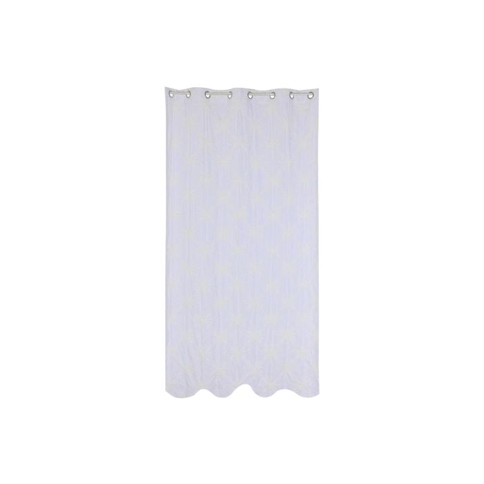 Cortina Boho DKD Home Decor Blanco 260 x 140 cm (2 Unidades) 4