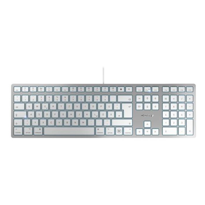 CHERRY TAS KC 6000 C FOR MAC Corded DE-Layout silver/white 0 CHERRY TAS KC 6000 C FOR MAC Corded DE-Layout silver/white 0