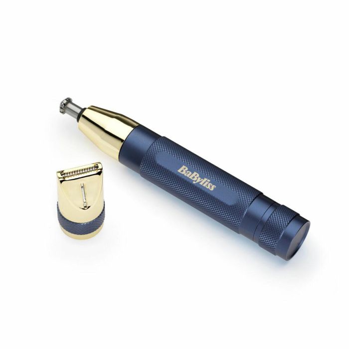 Babyliss E112E Super-X Metal Recortadora de Precisión para Nariz, Orejas y Cejas Gold & Navy Edition con Empuñadura Metálica 4 Babyliss E112E Super-X Metal Recortadora de Precisión para Nariz, Orejas y Cejas Gold & Navy Edition con Empuñadura Metálica 4