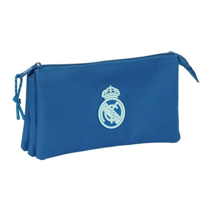 Bolso Escolar Portatodo Safta Triple Real Madrid Girl 120x220x30 mm Bolso Escolar Portatodo Safta Triple Real Madrid Girl 120x220x30 mm