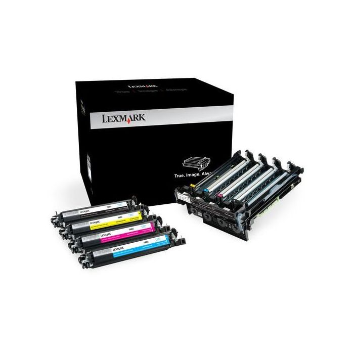 Lexmark 70C0Z50 Trommelkit (Tambor) Negro/Cian/Magenta/Amarillo para CS/CX310/410/510 – Rendimiento 40.000 páginas Láser