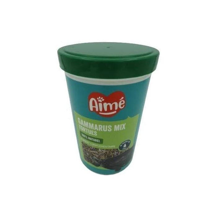 AIME Alimento Principal Camarones Gammarus 100% Natural para Tortugas - Dieta Equilibrada - 1L 4 AIME Alimento Principal Camarones Gammarus 100% Natural para Tortugas - Dieta Equilibrada - 1L 4