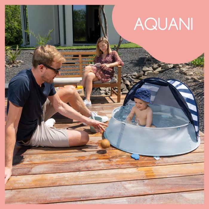 Babymoov Zona de Juegos Aquani Mariniere Anti-UV SPF 50+ 3 en 1 para Bebé 6