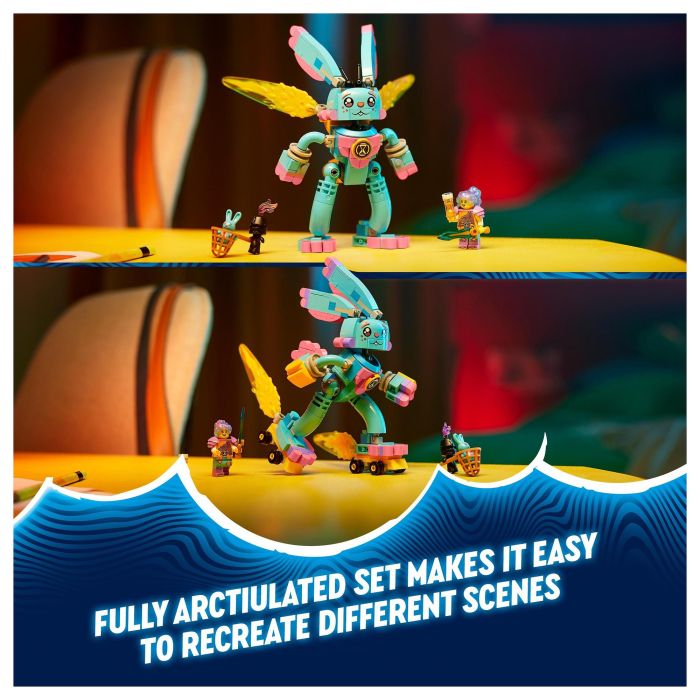 LEGO DREAMZzz Izzie y el Conejo Bunchu 71453 Set de Construcción para Niños +7 Años