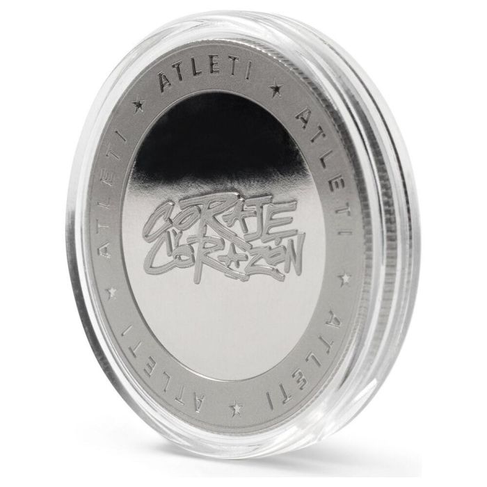 Atlético de Madrid Classic 2025-26 Moneda Oficial Coraje y Corazón Edición Coleccionista