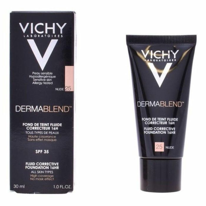 Fondo de Maquillaje Fluido Dermablend Vichy Spf 35 30 ml 0 Fondo de Maquillaje Fluido Dermablend Vichy Spf 35 30 ml 0