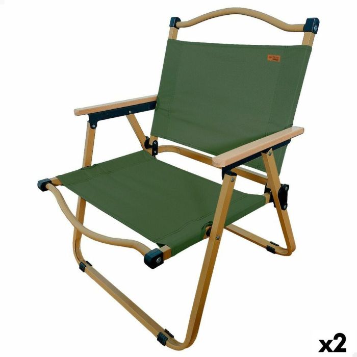 Silla de Camping Plegable Aktive (2 Unidades)