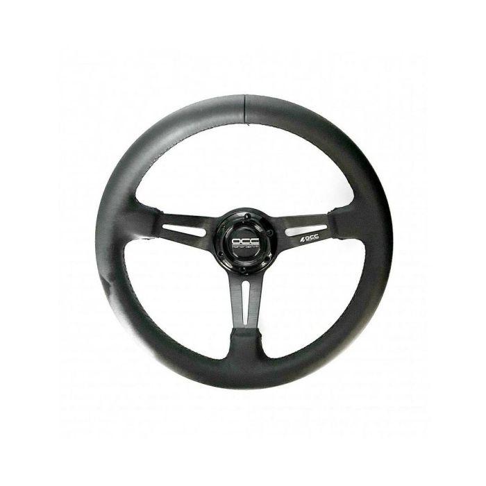 Volante Racing OCC Motorsport OCCVOL016 Negro Cuero Ø 35 cm Volante Racing OCC Motorsport OCCVOL016 Negro Cuero Ø 35 cm