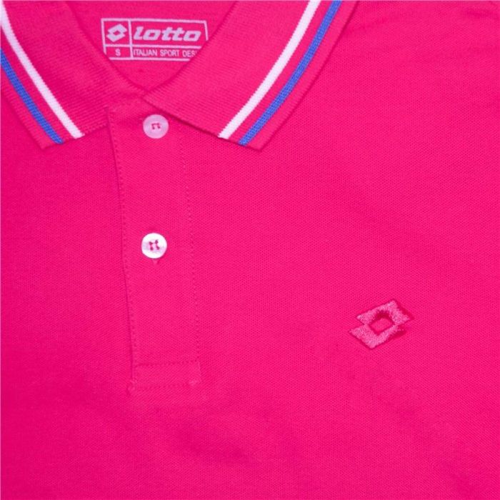 Polo de Manga Corta Hombre Lotto Reed Fucsia L 1