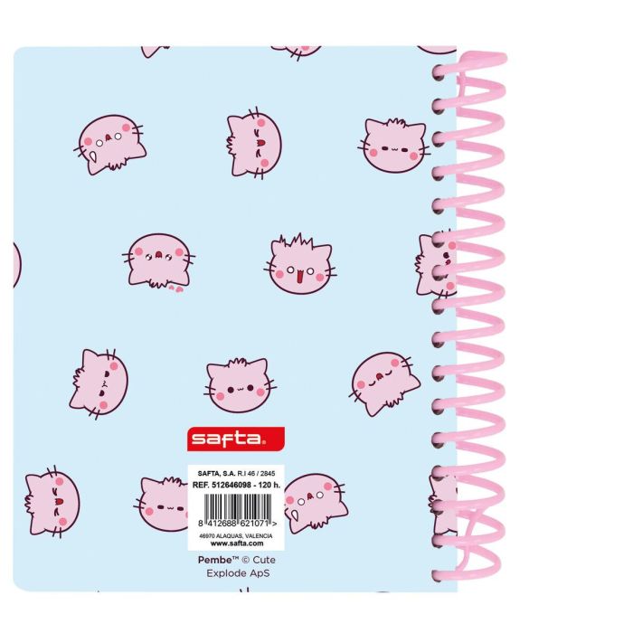 Libreta Pembe The pink cat Multicolor 1