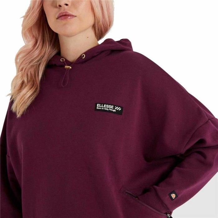 Sudadera con Capucha Mujer Ellesse Semprevisa Verde Berenjena 2 Sudadera con Capucha Mujer Ellesse Semprevisa Verde Berenjena 2