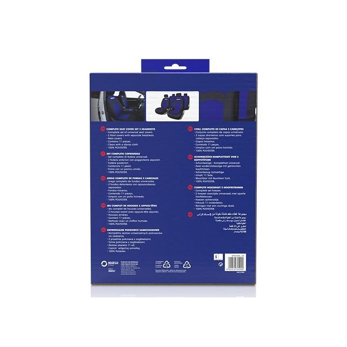 Juego Fundas 402 Intl Azul SPCS402BL 2 Juego Fundas 402 Intl Azul SPCS402BL 2