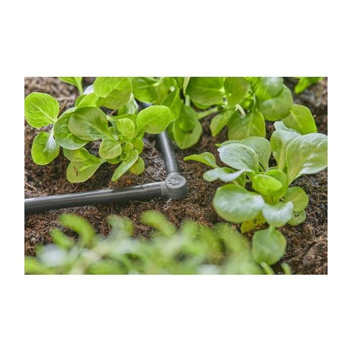 Gardena MDS L-Stück Conector de Unión en L para Riego por Goteo, 4.6 mm (3/16"), Macho/Macho, Negro, Paquete de 10 Unidades 2