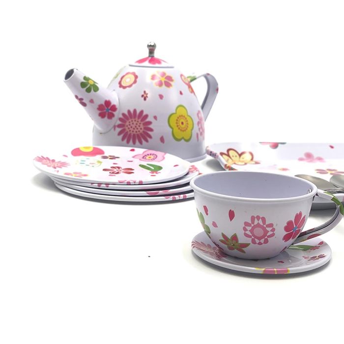 Tachan Juego De Te Rosa Con Bandeja Acero 19 Piezas 55519 3 Tachan Juego De Te Rosa Con Bandeja Acero 19 Piezas 55519 3