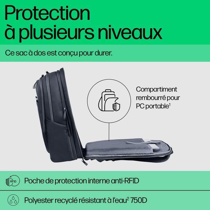 HP Mochila TRAVEL 30L para portatil de 17" 11