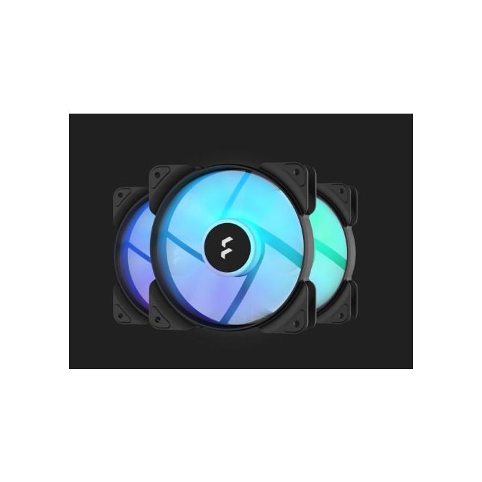 Fractal Design FD-F-AS1-1207 Ventilador Caja Aspect 12 Series RGB PWM 120mm Marco Negro Pack 3 Unidades