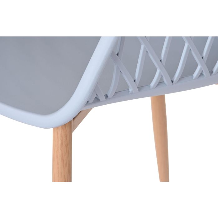 DKD Home Decor Silla Urban Azul Celeste 58 x 85 x 54 cm (4 Unidades) 3