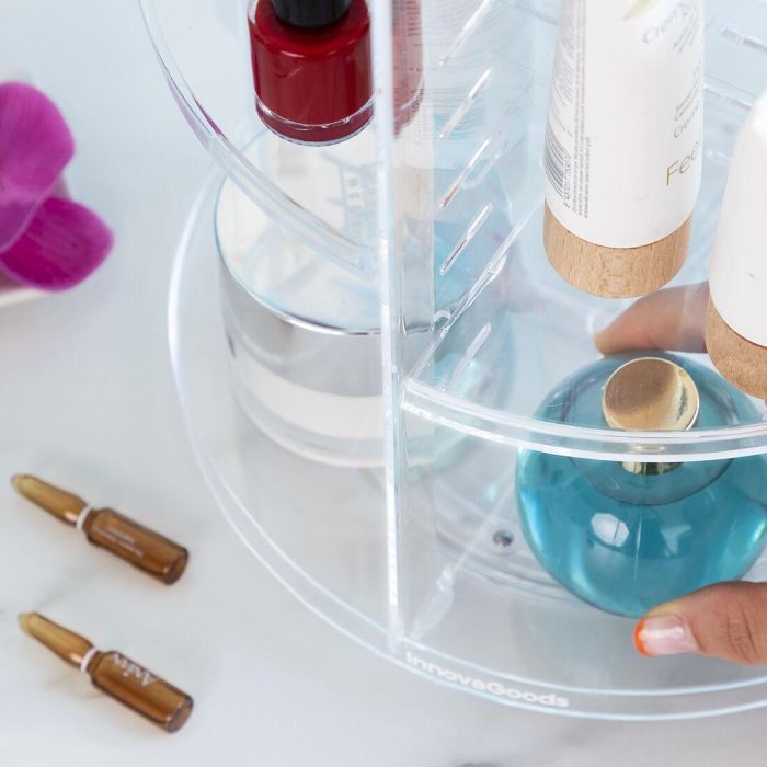 Organizador de Maquillaje Giratorio Rolkup InnovaGoods 4 Organizador de Maquillaje Giratorio Rolkup InnovaGoods 4