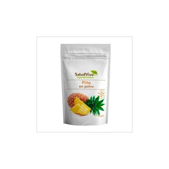 SALUD VIVA Piña en Polvo Ecológica 125g Bio Sin Gluten para Digestión y Peso Saludable
