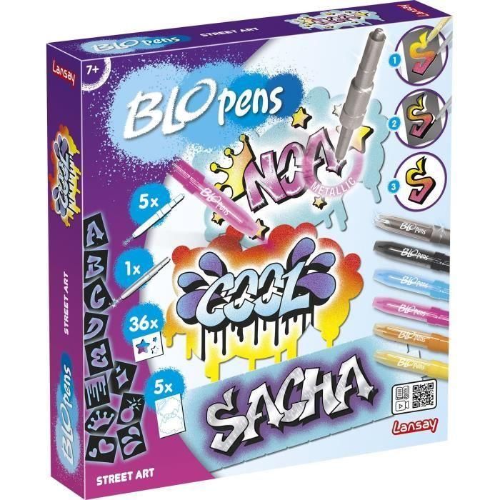 Blopens - Arte callejero - Dibujos y páginas para colorear - 7 años - Lansay 1