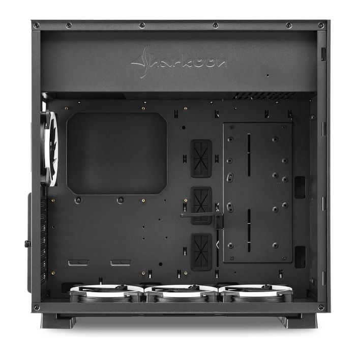 Sharkoon Pure Steel ARGB ATX/E-ATX Midi Tower PC Negro Vidrio Templado