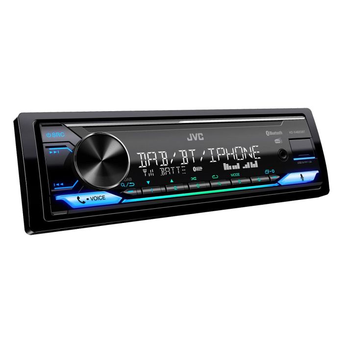 JVC KD-X482DBT Radio Coche 1 DIN, 200W, Bluetooth, USB, Manos Libres, Negro JVC KD-X482DBT Radio Coche 1 DIN, 200W, Bluetooth, USB, Manos Libres, Negro