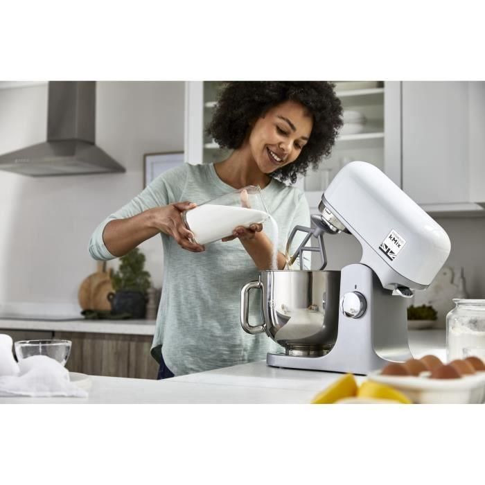 Robot de repostería KENWOOD KMX750WH - 1000 W - 5 L - Blanco 2 Robot de repostería KENWOOD KMX750WH - 1000 W - 5 L - Blanco 2
