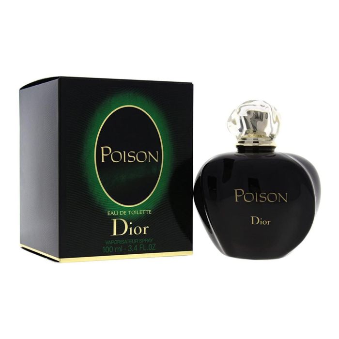 Christian Dior Poison Eau de Toilette 100 mL Vaporizador - Perfume Oriental Especiado con Notas de Miel, Almizcle y Ámbar Christian Dior Poison Eau de Toilette 100 mL Vaporizador - Perfume Oriental Especiado con Notas de Miel, Almizcle y Ámbar