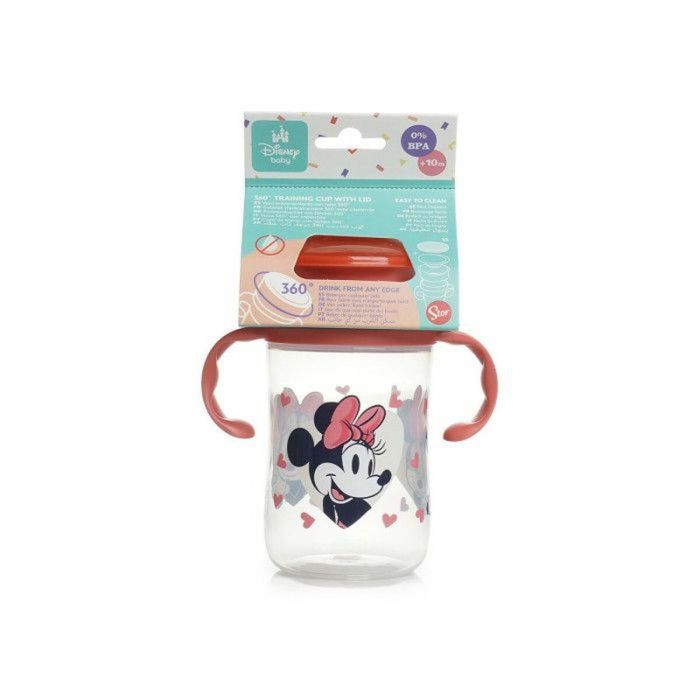 TAZA DE APRENDIZAJE 360 GRADOS - Taza de entrenamiento 360 con tapa MINNIE 1