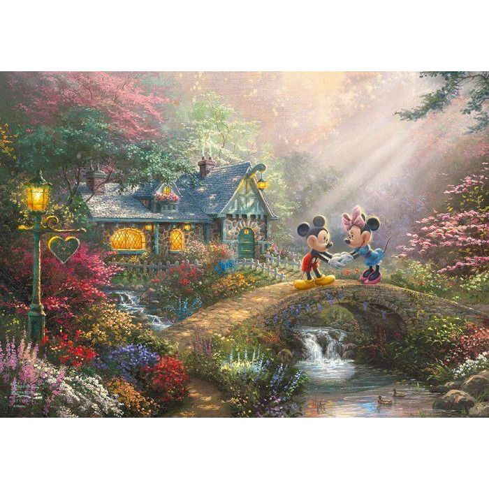 Puzzle - SCHMIDT SPIELE - Disney, Mickey y Minnie - 500 piezas 2