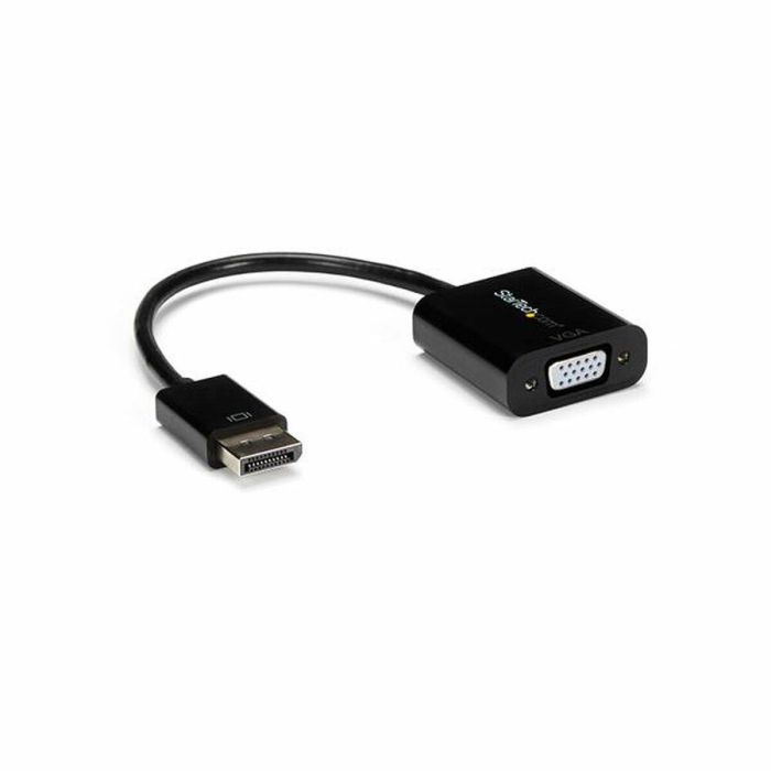 Adaptador DisplayPort a VGA Startech DP2VGA3 Negro 2 Adaptador DisplayPort a VGA Startech DP2VGA3 Negro 2