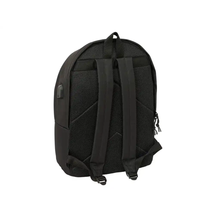 Safta Mochila ATCO Doble para Portátil 15,6" con USB Teen Black 31x44x18 cm 1