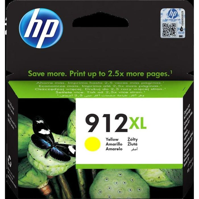 Cartucho de Tinta Original HP 912XL Amarillo (60 unidades) 1 Cartucho de Tinta Original HP 912XL Amarillo (60 unidades) 1