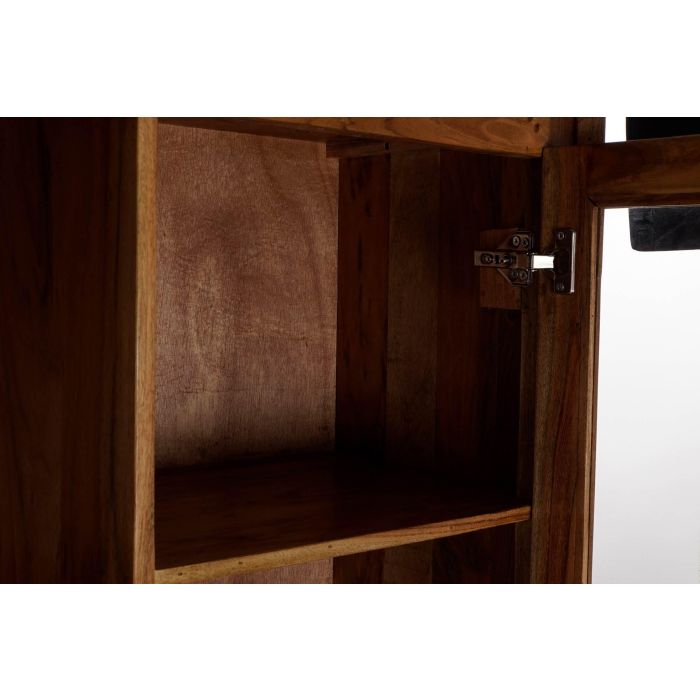 DKD Home Decor Vitrina Colonial Marron Negro 145 x 162 x 40 cm 4