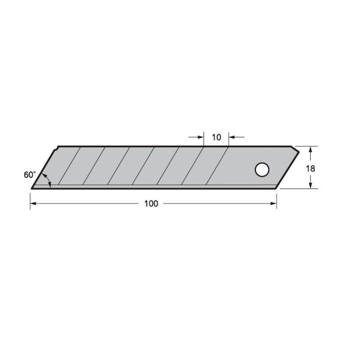 Tajima LCB-50 Cuchillas para Cúter 18mm Pack de 50 Unidades