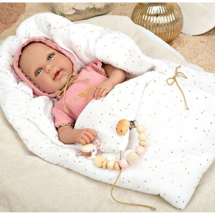 Muñeca real reborn arias silicona 43 cm noah sweet 21