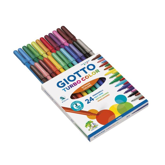 Giotto Rotuladores Turbo Color Surtidos Estuche 24 Ud 2