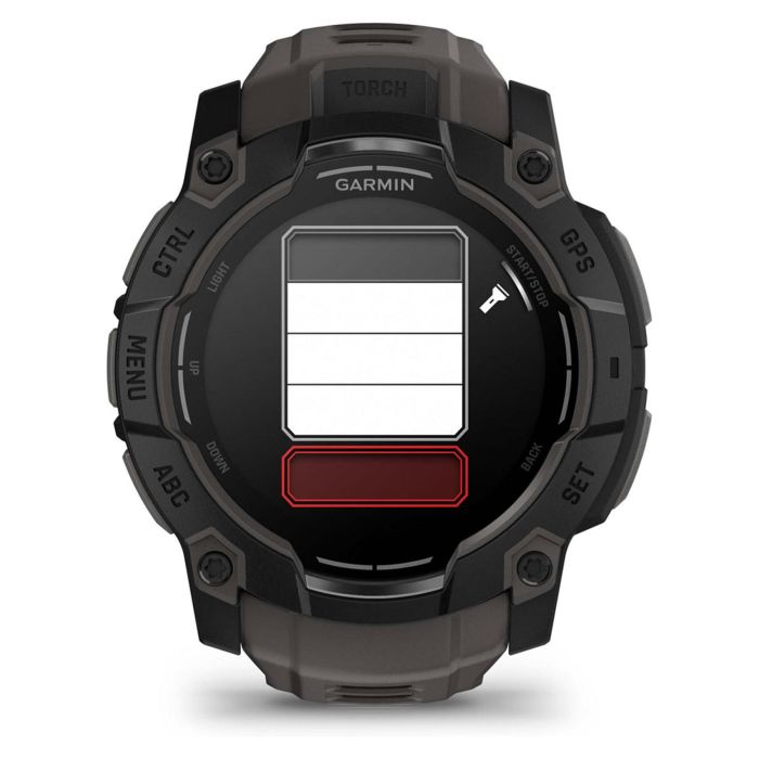 Garmin Instinct 3 AMOLED 50mm Schwarz Reloj Inteligente GPS Unisex con Pantalla AMOLED, 4GB, 10 ATM