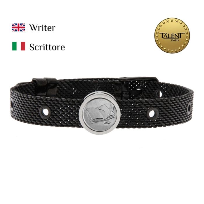 Pulsera Unisex Writer Talent Jewels TJA-3-14-03-2-235 Negro 1 Pulsera Unisex Writer Talent Jewels TJA-3-14-03-2-235 Negro 1