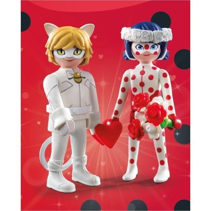 Playmobil 71865 Miraculous: Ladybug y Cat Noir Sueño Boda - Set de Figuras con Ramo, Anillos y Accesorios, Edad +4 años 1 Playmobil 71865 Miraculous: Ladybug y Cat Noir Sueño Boda - Set de Figuras con Ramo, Anillos y Accesorios, Edad +4 años 1