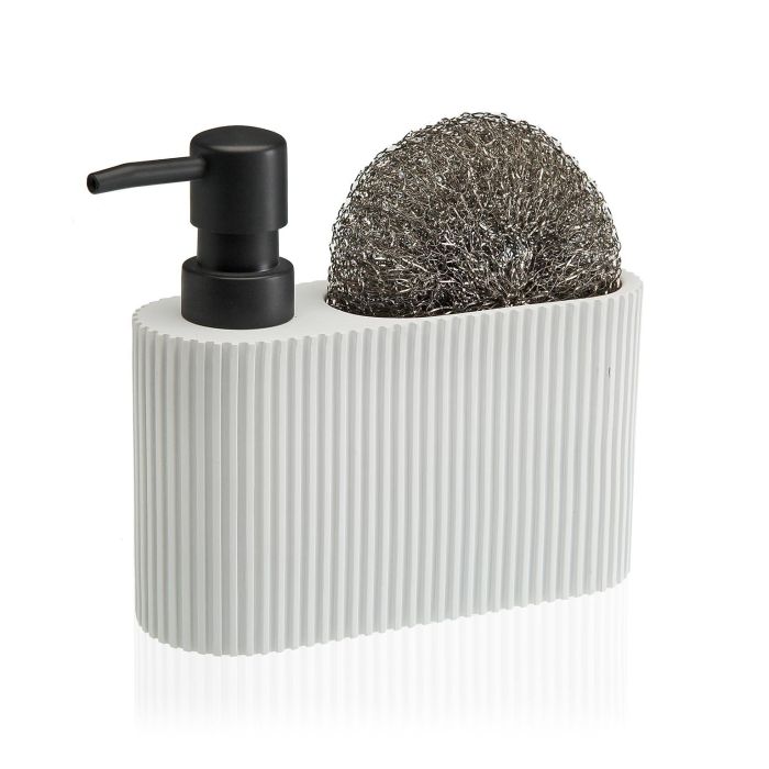 Dispensador Blanco Versa 5.5x15.5x16.5 cm - Resina (2 Unidades)