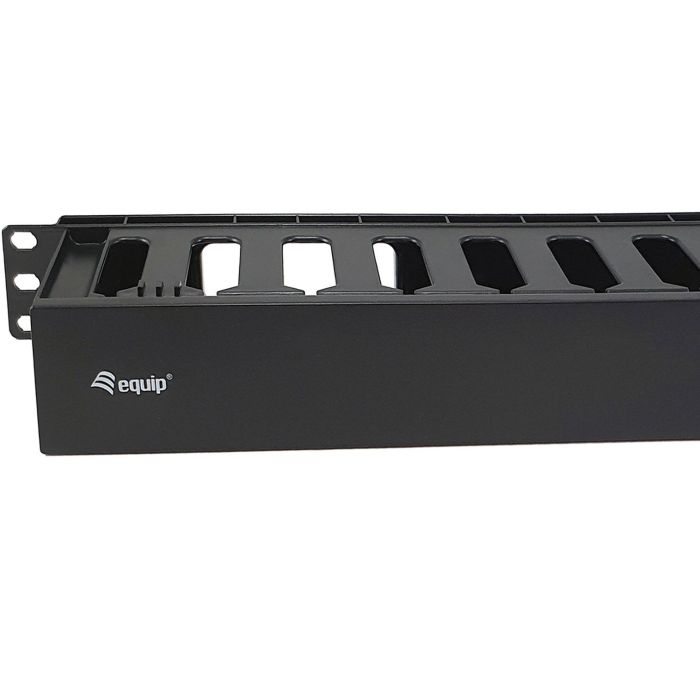 Equip 19" Kabelmanagement Panel abnehmbare Heckplatte sw 2 Equip 19" Kabelmanagement Panel abnehmbare Heckplatte sw 2